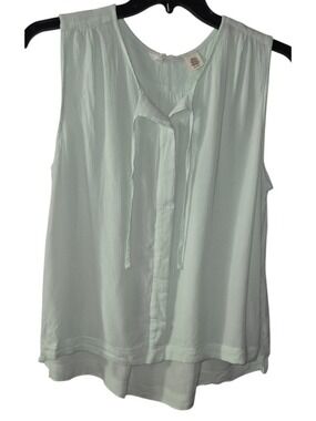 Levi's Sleeveless Mint Green Blouse Size XL